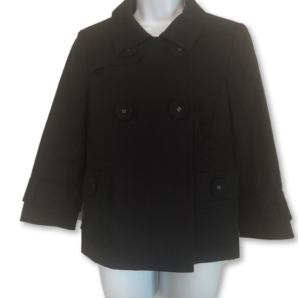 Halogen - Black Jacket with Oversized Buttons - Picture 1 of 8